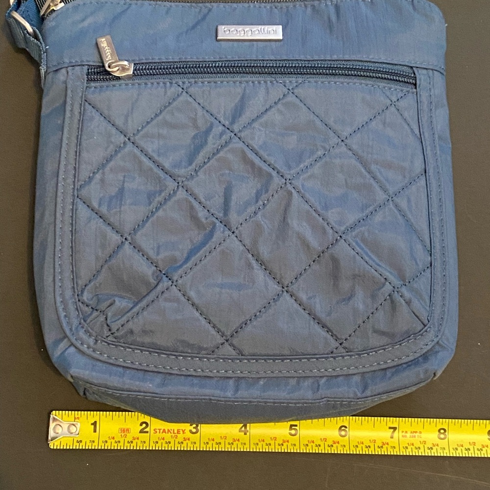 BAGGALLINI Blue Quilted Crossbody Bag - Picture 5 of 11